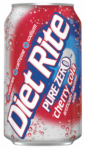 Diet Rite Cherry Cola Perspective: top