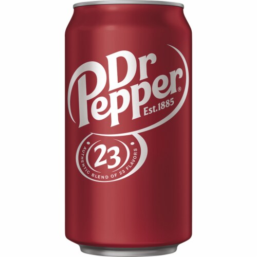 Dr Pepper® Soda Cans Perspective: top