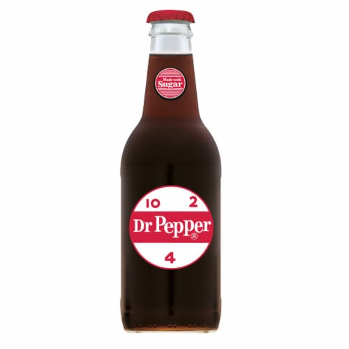 Dr Pepper® with Sugar Soda Bottles, 4 bottles / 12 fl oz Smith’s Food and Drug
