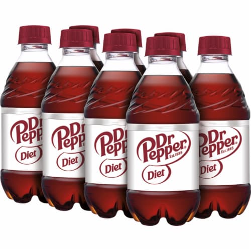 Diet Dr Pepper® Soda Bottles Perspective: top