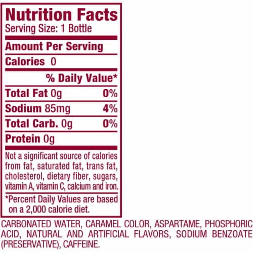 Diet Dr Pepper® Soda Bottles 12 Pk Perspective: top