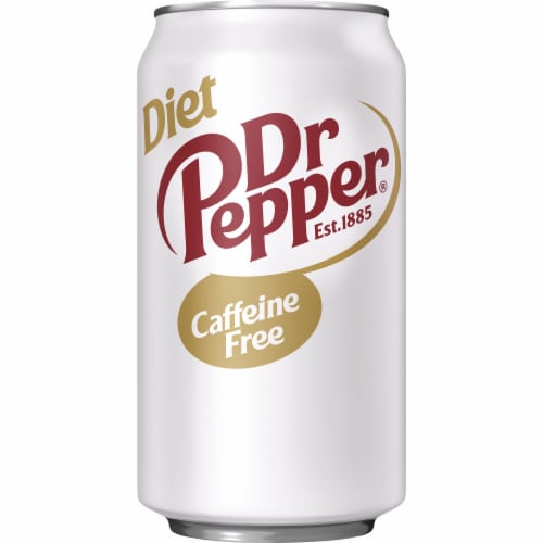 Dr Pepper® ZERO Caffeine Free Soda Cans Perspective: top