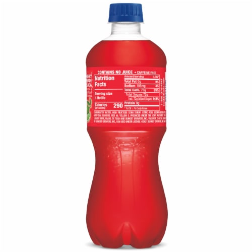 Sunkist® Cherry Limeade Soda Perspective: top