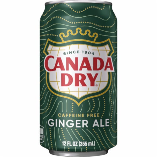 Canada Dry® Ginger Ale Soda Cans Perspective: top