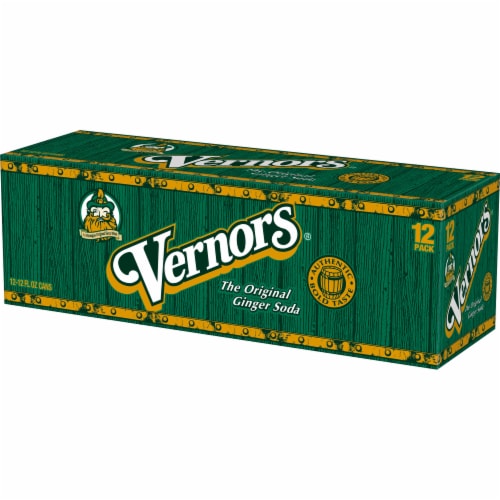 Vernors® Ginger Soda Cans Perspective: top