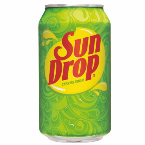 Sun Drop® Citrus Soda Cans Perspective: top