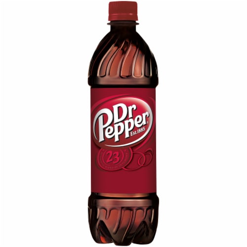 Dr. Pepper® Soda Bottles Perspective: top