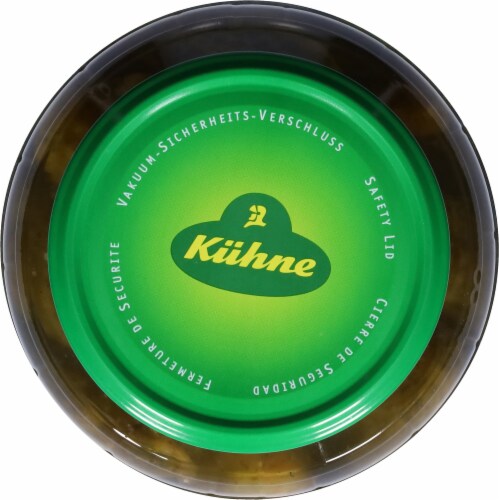 Kuhne Josher Garlic Barrel Pickles Perspective: top