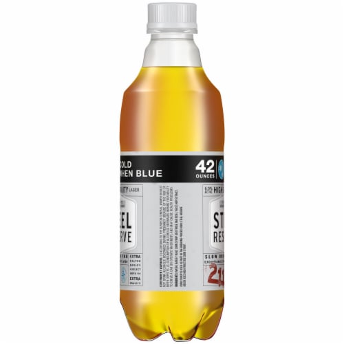 Steel Reserve High Gravity Malt Liquor Beer Perspective: top