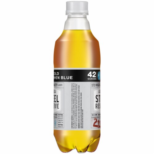 Steel Reserve High Gravity Malt Liquor Beer Perspective: top