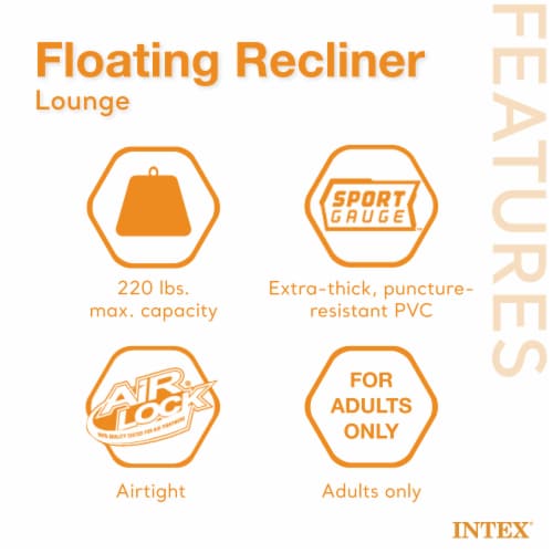 FLOATING RECLINER LOUNGE Perspective: top