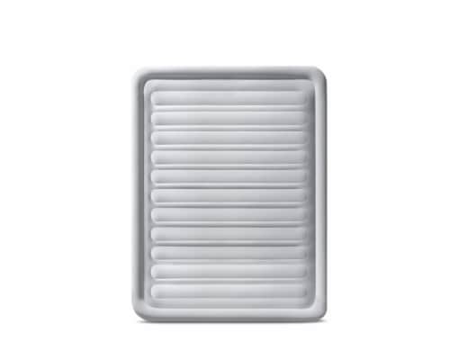 Intex® Comfort-Plush Air Bed Queen with Fiber-Tech Air Pump Perspective: top