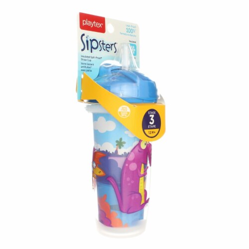 Playtex Sipsters Stage 3 Insulated Spill-Proof Straw Cup Perspective: top
