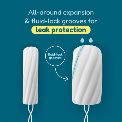o.b. Tampons Ultra Absorbency Unscented Perspective: top