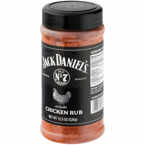Jack Daniel's 11.5 Oz. Barbecue Chicken Rub Shake Spice 01762 Perspective: top