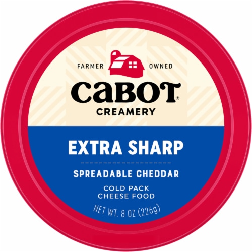 Cabot™ Extra Sharp Cheddar Spread Perspective: top