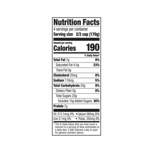 The Greek Gods® Strawberry with Honey Greek Yogurt Tub Perspective: top
