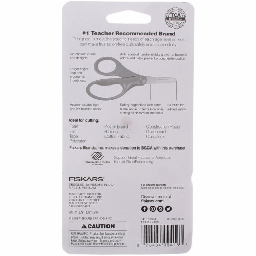 Fiskars® Kids Blunt Tip Safety Edge Scissors Perspective: top