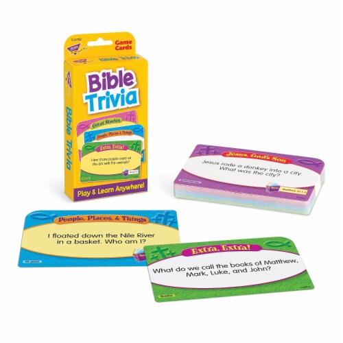 Trend Enterprises Bible Trivia Challenge Cards T-24702 Perspective: top