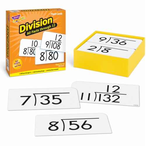 Trend Division all facts through 12 Flash Cards - Theme/Subject: Learning - Skill Learning: Division - 156 Pieces - 9+ - 156 / Box