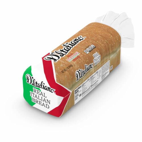 D'Italiano White Real Italian Bread Perspective: top