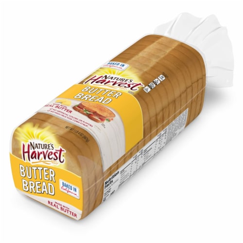 Nature's Harvest Butter Bread Perspective: top