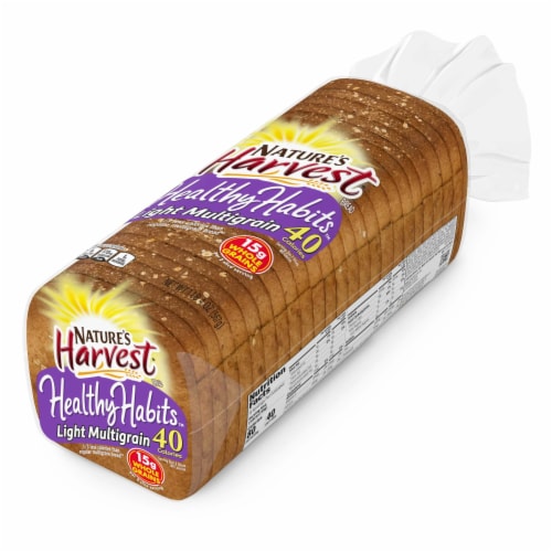 Nature's Harvest Light Multigrain Bread Perspective: top