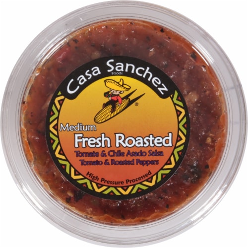 Casa Sanchez Medium Fresh Roasted Salsa Perspective: top