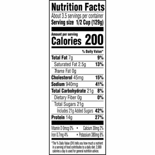 Lloyd's® Original BBQ Sauce Seasoned Shredded Pork Perspective: top