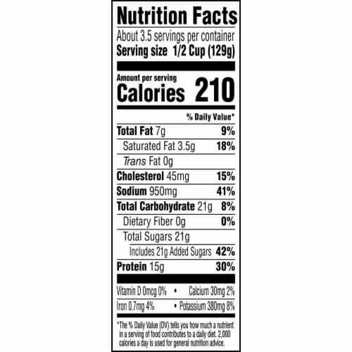 Lloyd's Original BBQ Sauce Seasoned Shredded Beef Perspective: top