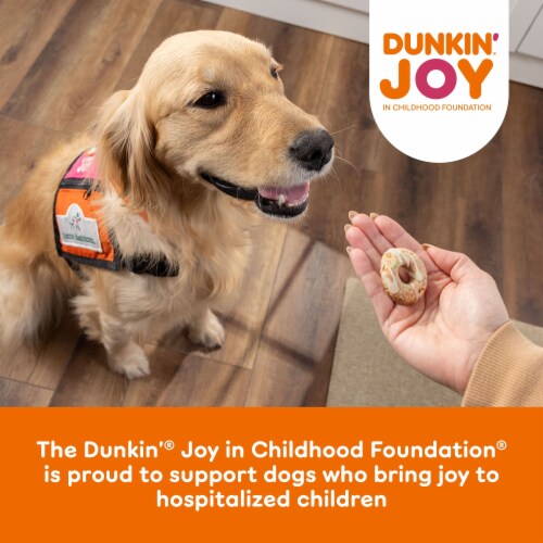 Milk-Bone Dunkin’ Vanilla Glaze Flavor Dog Biscuits With Other Natural Flavors Perspective: top
