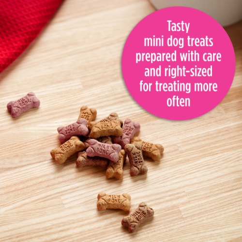 Milk-Bone Flavor Snacks Mini Dog Biscuits, Flavored Crunchy Dog Treats Perspective: top