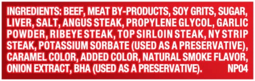 Pup-Peroni Triple Steak Flavor Dog Treats Perspective: top
