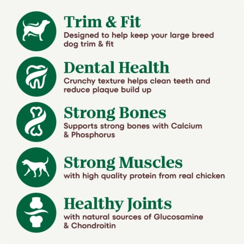 Nutro Natural Choice Large Breed Adult Dry Dog Food Chicken and Brown Rice Recipe Perspective: top