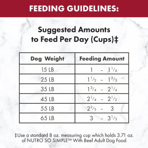Nutro™ So Simple™ Beef Adult Dog Food Perspective: top