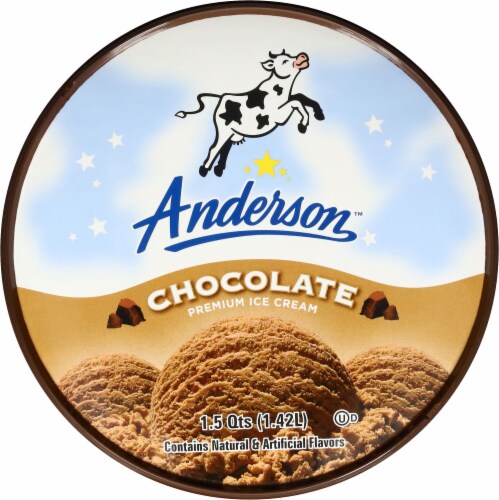 Anderson Dairy™ Premium Mint Chocolate Chunk Ice Cream Perspective: top