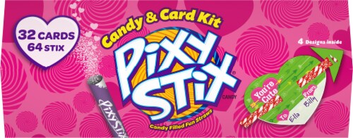 Pixy Stix® Valentine's Candy & Card Kit Perspective: top