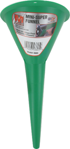 Midwest Can Company Mini Super Funnel - Green Perspective: top