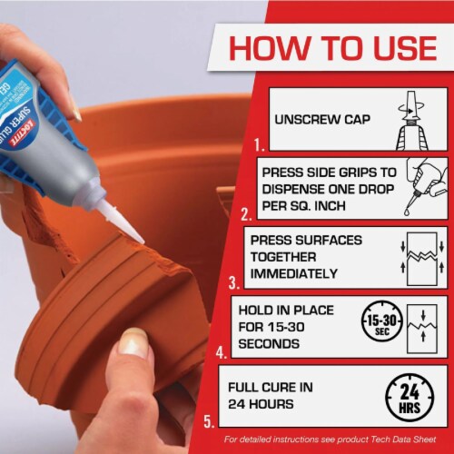 Loctite® Control Gel Super Glue Perspective: top