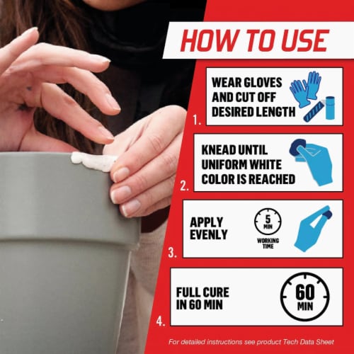 Loctite® All Purpose Epoxy Putty Perspective: top