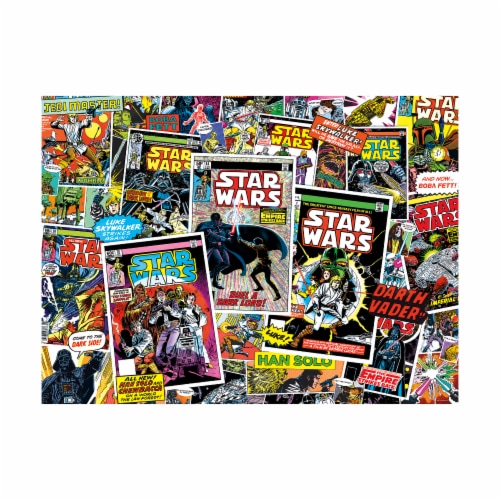Buffalo Games Star Wars Collage Classic Comic Books Puzzle Perspective: top