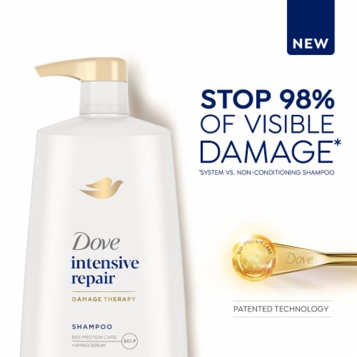 Dove Ultra Care Intensive Repair Shampoo Perspective: top