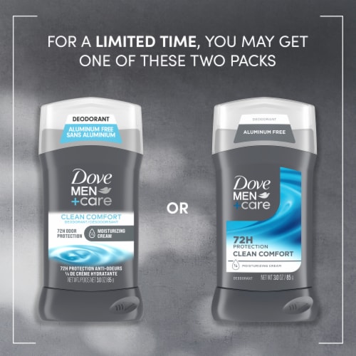 Dove Men Care Clean Comfort Deodorant Stick Perspective: top