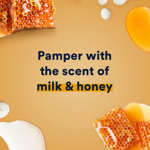 Suave Essentials Milk and Honey Body Wash Perspective: top