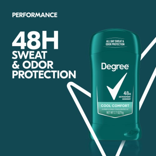 Degree Original Protection Men's Antiperspirant Deodorant Stick Cool Comfort Perspective: top