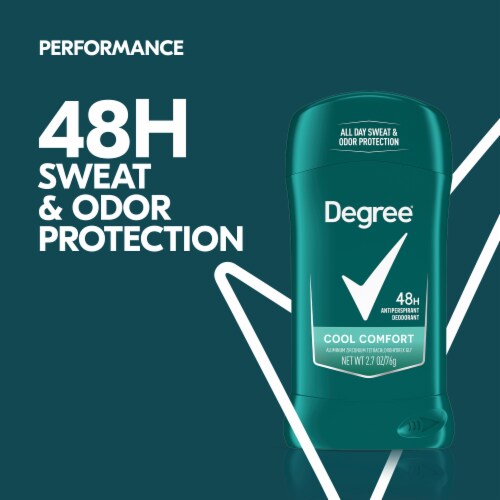 Degree Original Protection Men's Antiperspirant Deodorant Stick Cool Comfort Perspective: top