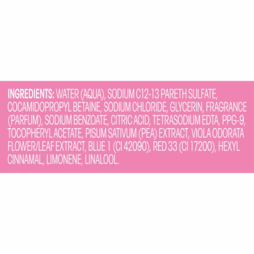 Suave Essentials Sweet Pea & Violet Gentle Body Wash Perspective: top