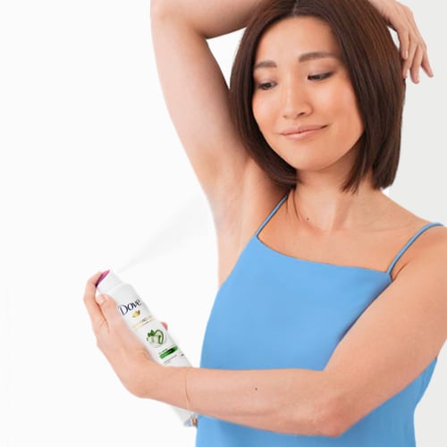 Dove Nourished Beauty Antiperspirant Dry Spray Perspective: top
