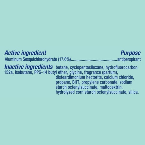 Degree Advanced Antiperspirant Deodorant Dry Spray Shower Clean Perspective: top