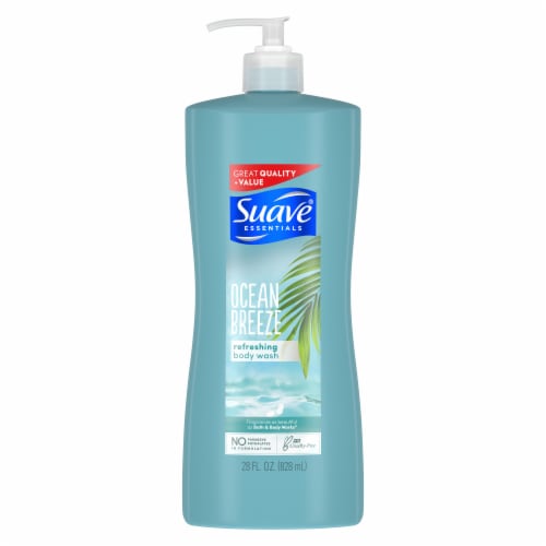 Suave® Essentials Ocean Breeze Body Wash Perspective: top